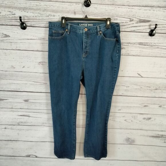 "Lands End" woman's jeans  - Picture 2 of 10